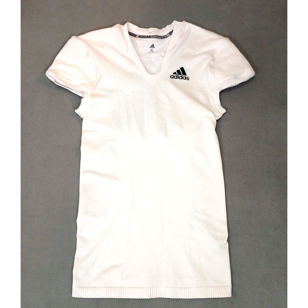 Adidas Football White Techfit Primeknit Climacool Jersey Men's Size XL